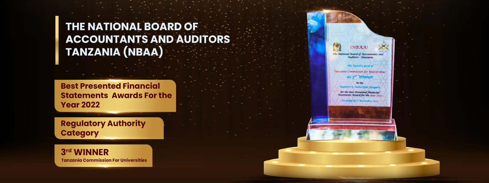 The National Board of Accountants and Auditors Tanzania (NBAA) Award