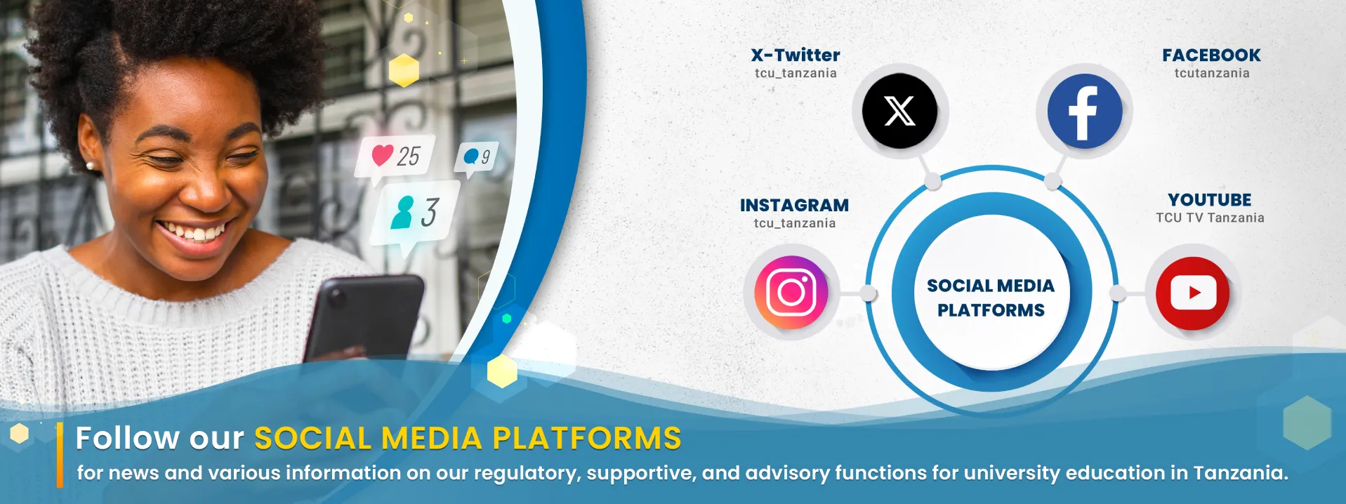 Follow our Social Media Platforms